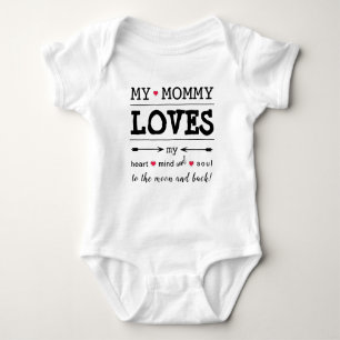 MyMommy "My Mummy Loves Me" Baby Bodysuit