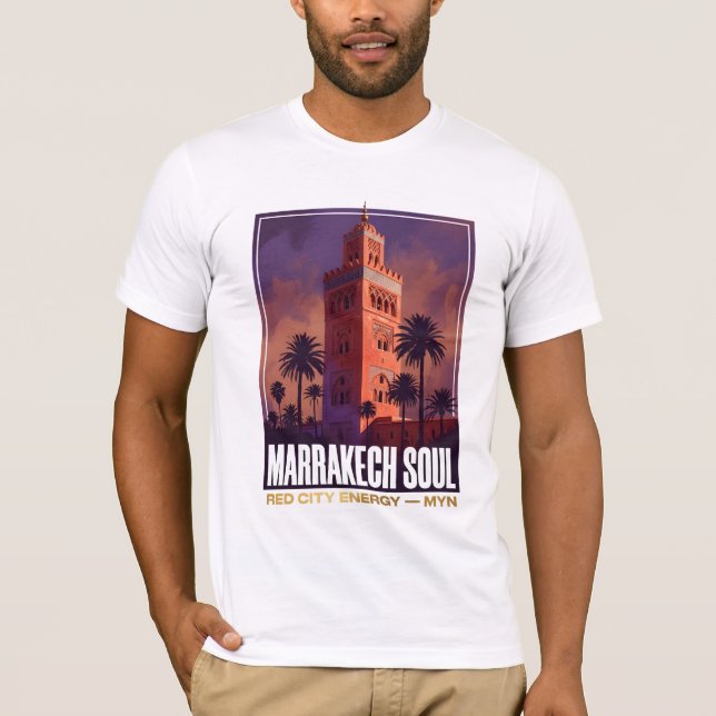 MYN Marrakech Soul | Red City Tee (Front)