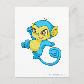 Mynci Blue Postcard