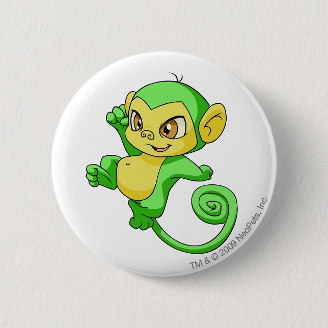 Mynci Green 6 Cm Round Badge (Front)