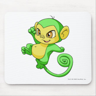 Mynci Green Mouse Mat