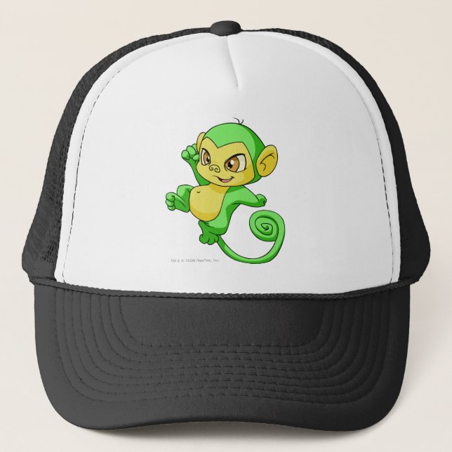 Mynci Green Trucker Hat (Front)