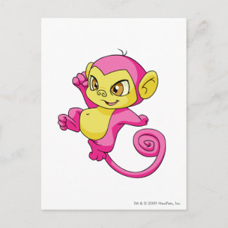 Mynci Pink Postcard