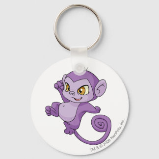 Mynci Purple Key Ring