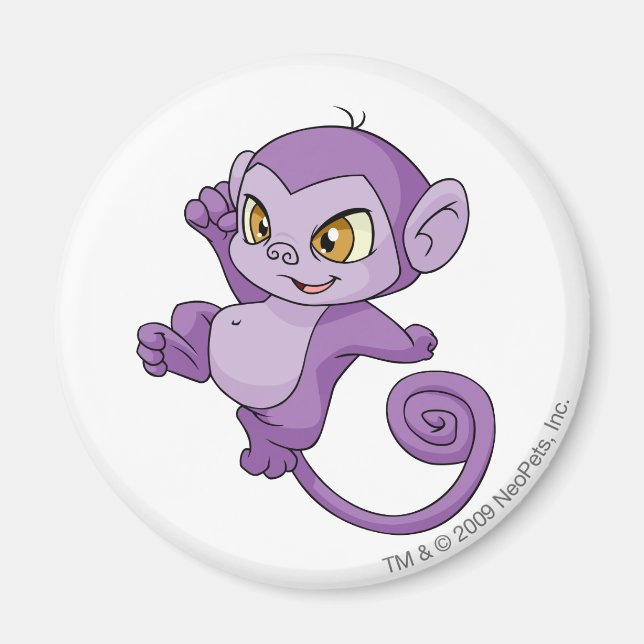 Mynci Purple Magnet (Front)