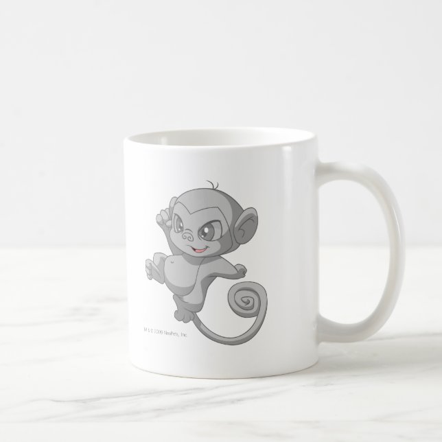Mynci Silver Coffee Mug (Right)