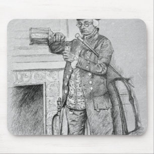Mynheer's Morning Horn Mouse Mat