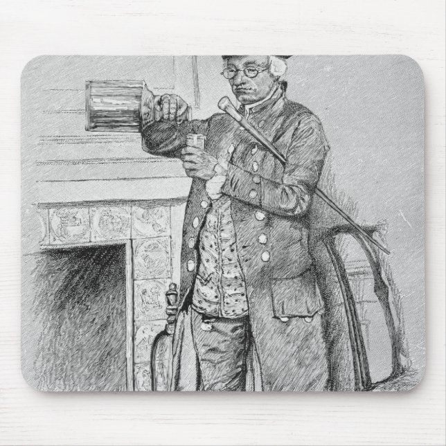 Mynheer's Morning Horn Mouse Mat (Front)