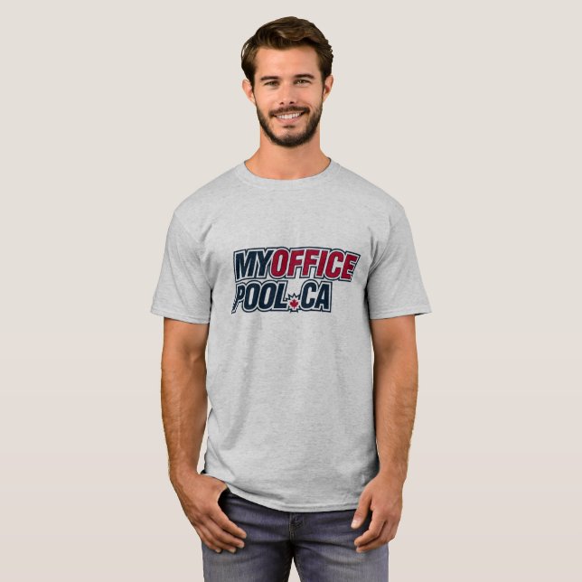 MyOfficePool.ca Men's Light T-Shirt (Front Full)