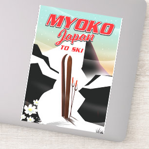 myoko japan ski poster