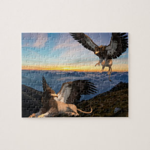 Myological Creature Griffin Fantasy Jigsaw Puzzle