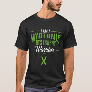Myotonic Dystrophy Warrior Dm Awareness Ribbon T-Shirt