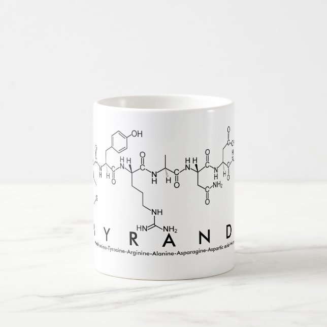 Myranda peptide name mug (Center)