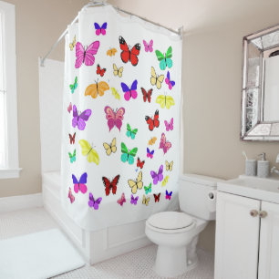 Myriad Butterflies Shower Curtain