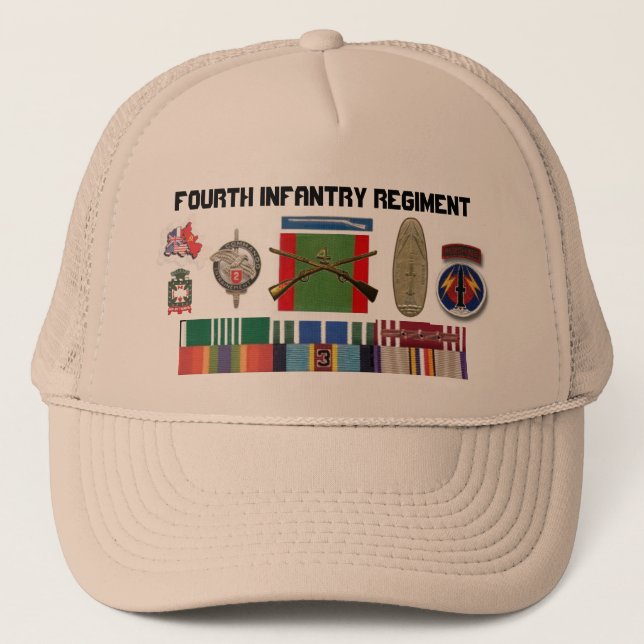 Myribbons, 2BN4th Infantry Regiment NCO , newye... Trucker Hat (Front)