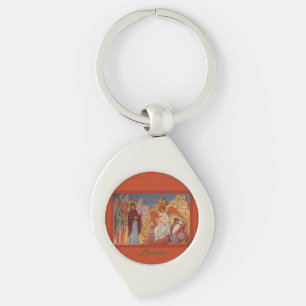 Myrrh Bearing Women l Orthodox Icon l Personalise, Key Ring