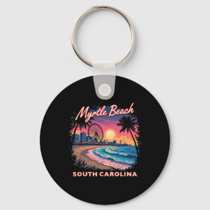 Myrtle Beach 2025 Family Vacation Holiday Summer M Key Ring
