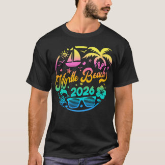 Myrtle Beach 2026 Family Vacation Beach Matching T-Shirt