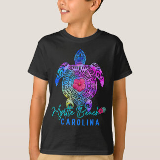 Myrtle Beach Carolina Tie Dye Sea Turtle Vacation  T-Shirt