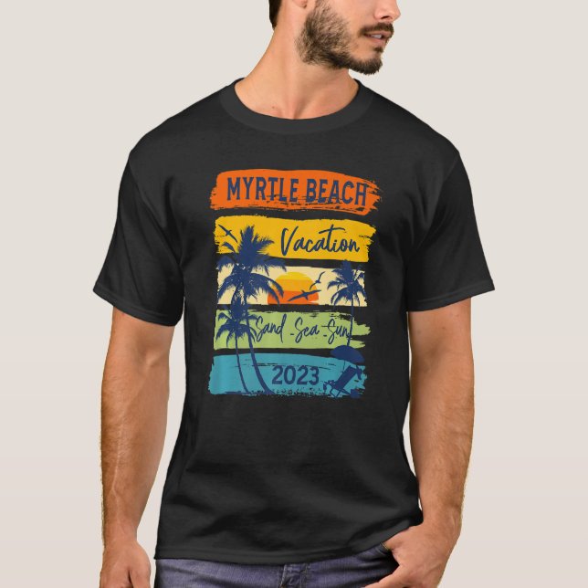 Myrtle Beach Carolina Vacation 2023 Family Group S T-Shirt (Front)