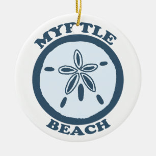 Myrtle Beach. Ceramic Tree Decoration