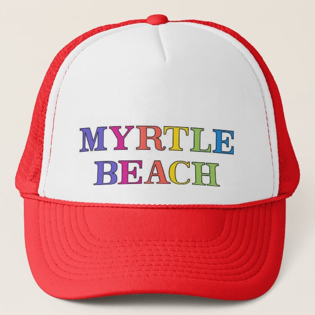 Myrtle Beach Colours Trucker Hat (Front)