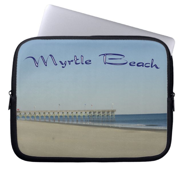 Myrtle Beach Laptop Sleeve (Front)