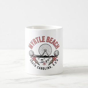 Myrtle Beach Retro Vignette Coffee Mug