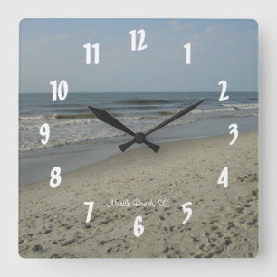 Myrtle Beach, SC. #3 Square Wall Clock