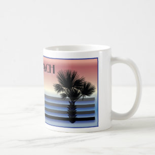 Myrtle Beach SC Palm Tree Coffee Mug