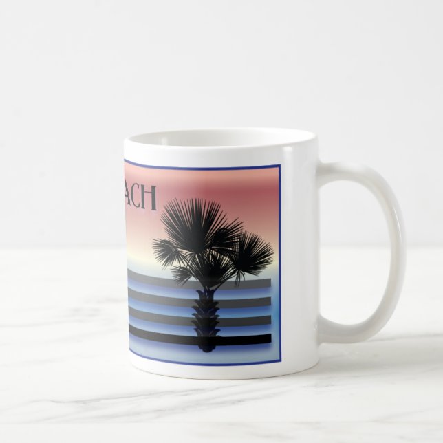 Myrtle Beach SC Palm Tree Coffee Mug (Right)