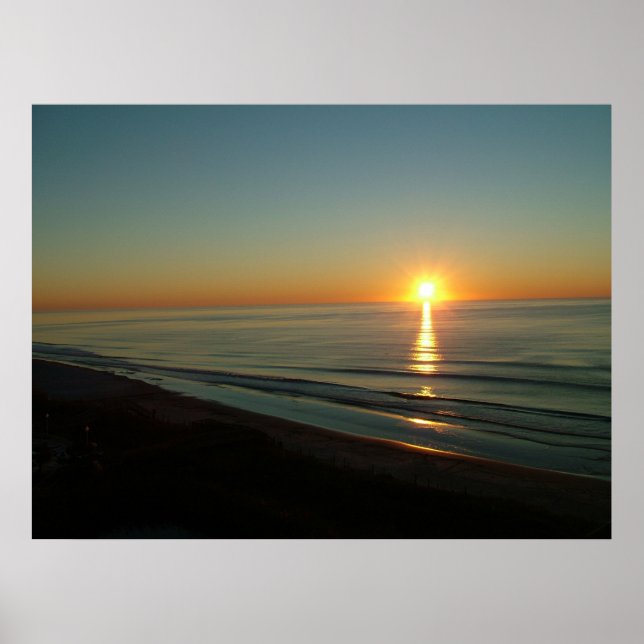 Myrtle Beach, SC Sunrise Poster (Front)