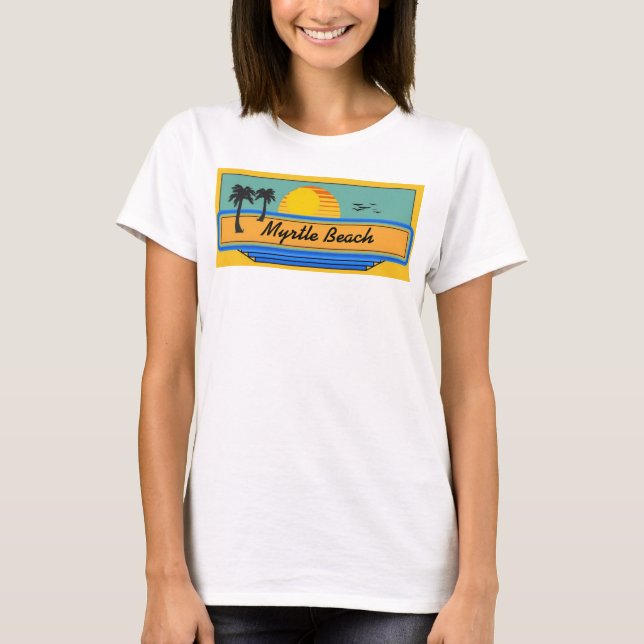 Myrtle Beach Scene T-Shirt (Front)