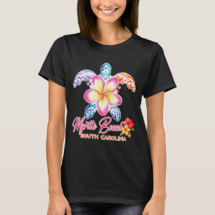Myrtle Beach Sea Turtle Plumeria South Carolina T-Shirt