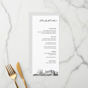 Myrtle Beach Skyline Wedding Dinner Menu