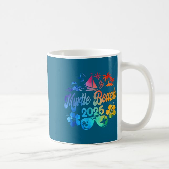 Myrtle Beach South Carolina 2026 Vacation Beach Ti Coffee Mug (Right)
