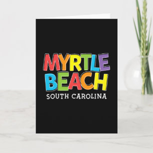Myrtle Beach South Carolina Boys Girls Kids Toddle Card