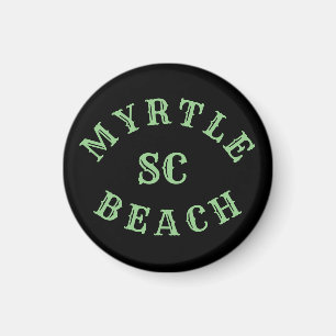 Myrtle Beach, South Carolina Button Magnet