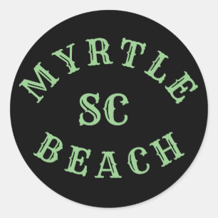 Myrtle Beach, South Carolina Classic Round Sticker