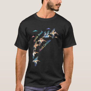Myrtle Beach South Carolina Colourful Tie-Dye Peli T-Shirt