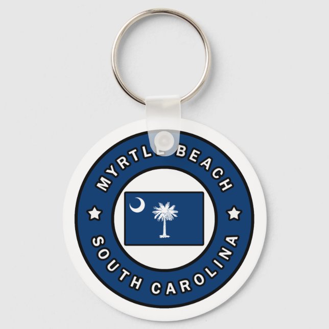 Myrtle Beach South Carolina Key Ring (Front)