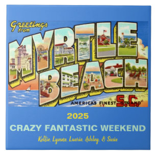 Myrtle Beach South Carolina Memory Tile