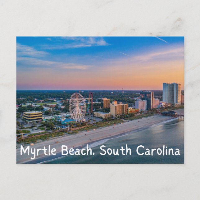 Myrtle Beach South Carolina Postcard Travel (Front)