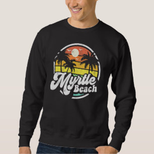 Myrtle Beach South Carolina Retro 70s Vintage Vaca Sweatshirt
