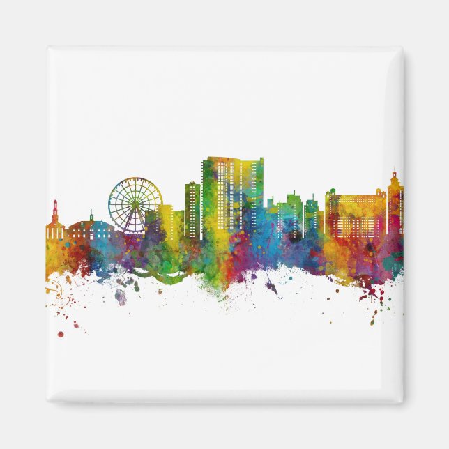 Myrtle Beach South Carolina Skyline Magnet (Front)