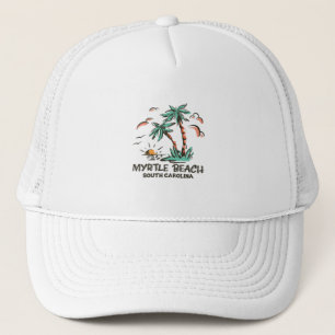 Myrtle Beach - South Carolina - Sunset Trucker Hat