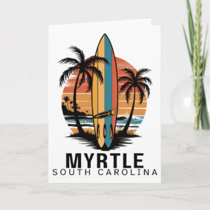 Myrtle Beach South Carolina Surfing Surfer _1 Card