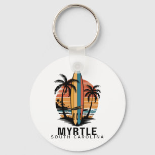 Myrtle Beach South Carolina Surfing Surfer _1  Key Ring