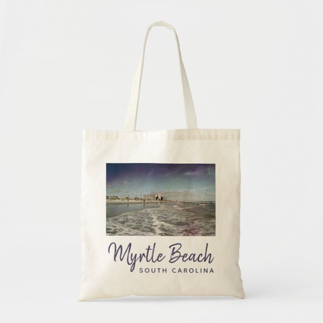 Myrtle Beach South Carolina Vintage Tote Bag (Front)
