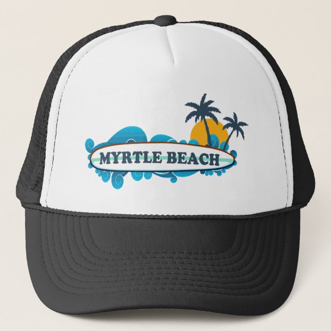 Myrtle Beach. Trucker Hat (Front)